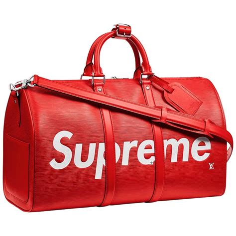 lv supreme bag price|supreme lv duffle bag.